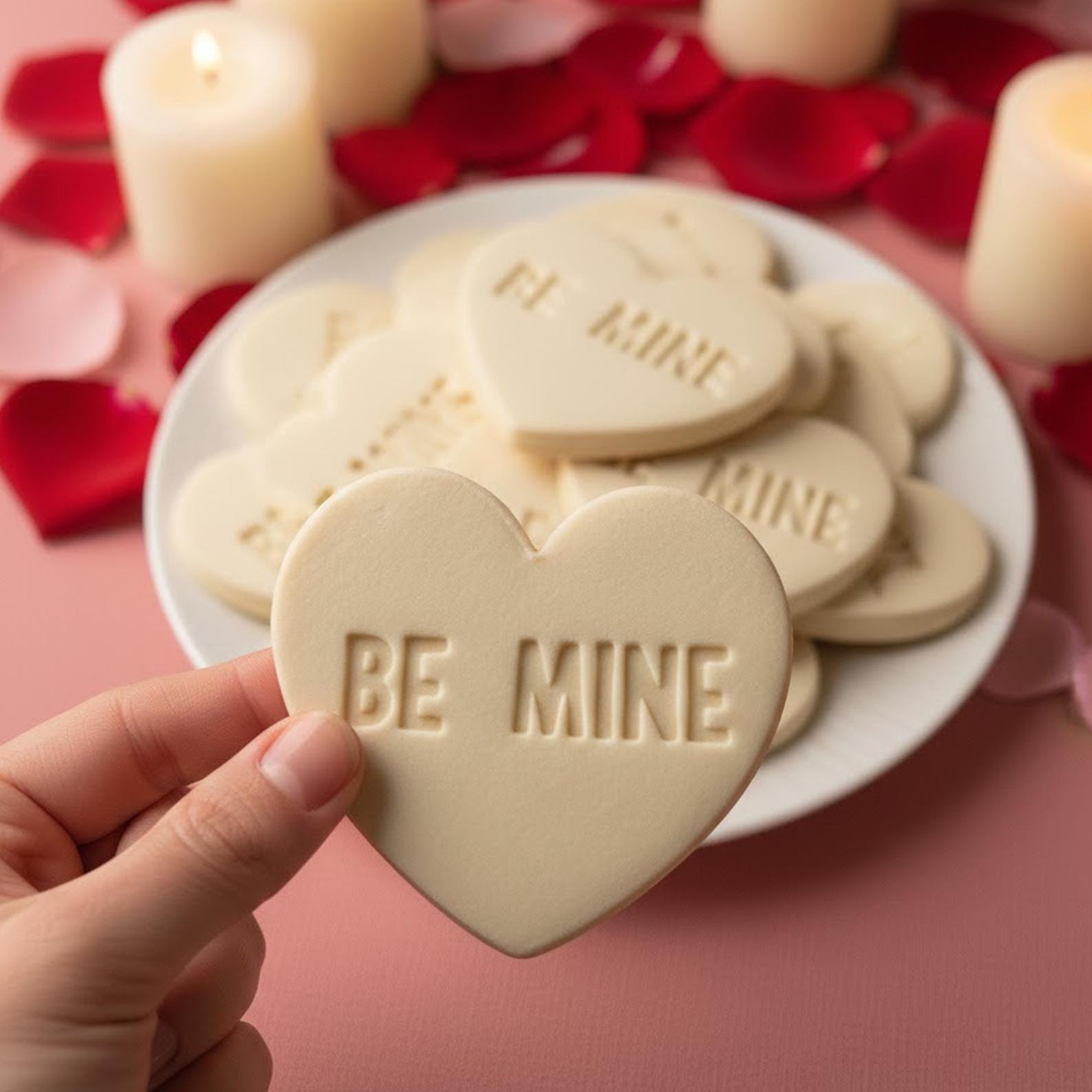 Be Mine Cookie Cutter, Valentine Cookie Cutter, Wedding Cookie, Cookie Stamp, Valentine’s Cookie Cutters, Mini Heart Cookie Cutter