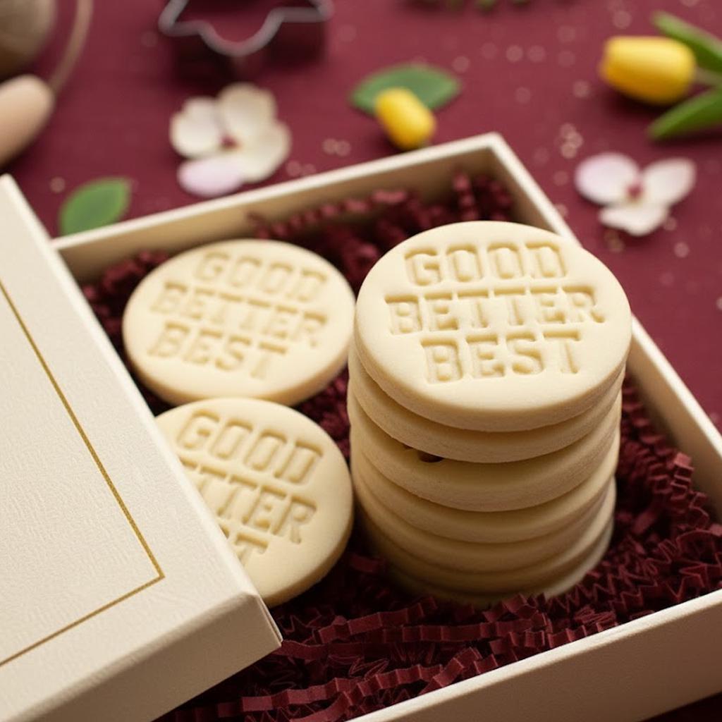 Good Better Best Cookie Cutter, Quote Cookie Cutter, Cookie Stamp, Inspired quote Cookie Cutters