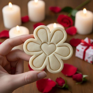 Flower Heart Cookie Cutter, Clay Cutter, Valentine Heart Stamp Cutter, Cookie Baking, XOXO, Be Mine, Flower Cookie, Valentine’s Gifts