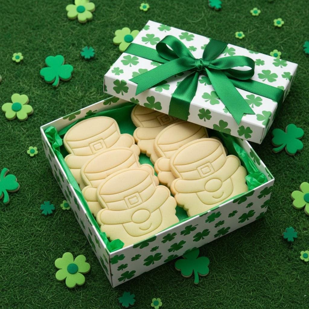 Patrick's Day Cookie Cutter, Saint Lucky Cutter, Shamrock Cookie Stamp, Lucky Patrick’s Day, Patrick Day Baking, Patrick's Day Gift