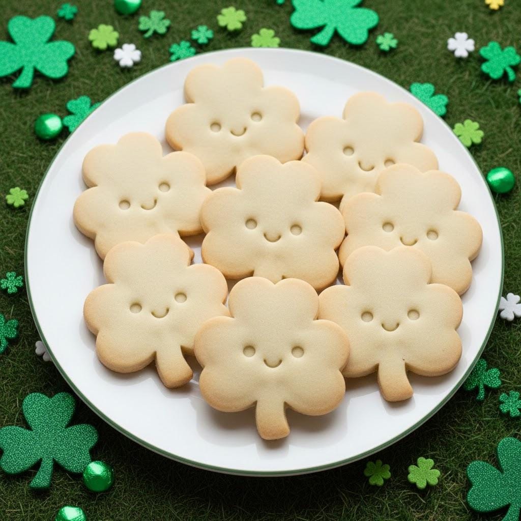 Clover Shamrock Patrick's Day Cookie Cutter, Saint Lucky, Shamrock Cookie Stamp, Lucky Patrick’s Day, Patrick Day Baking, Patrick's Day Gift