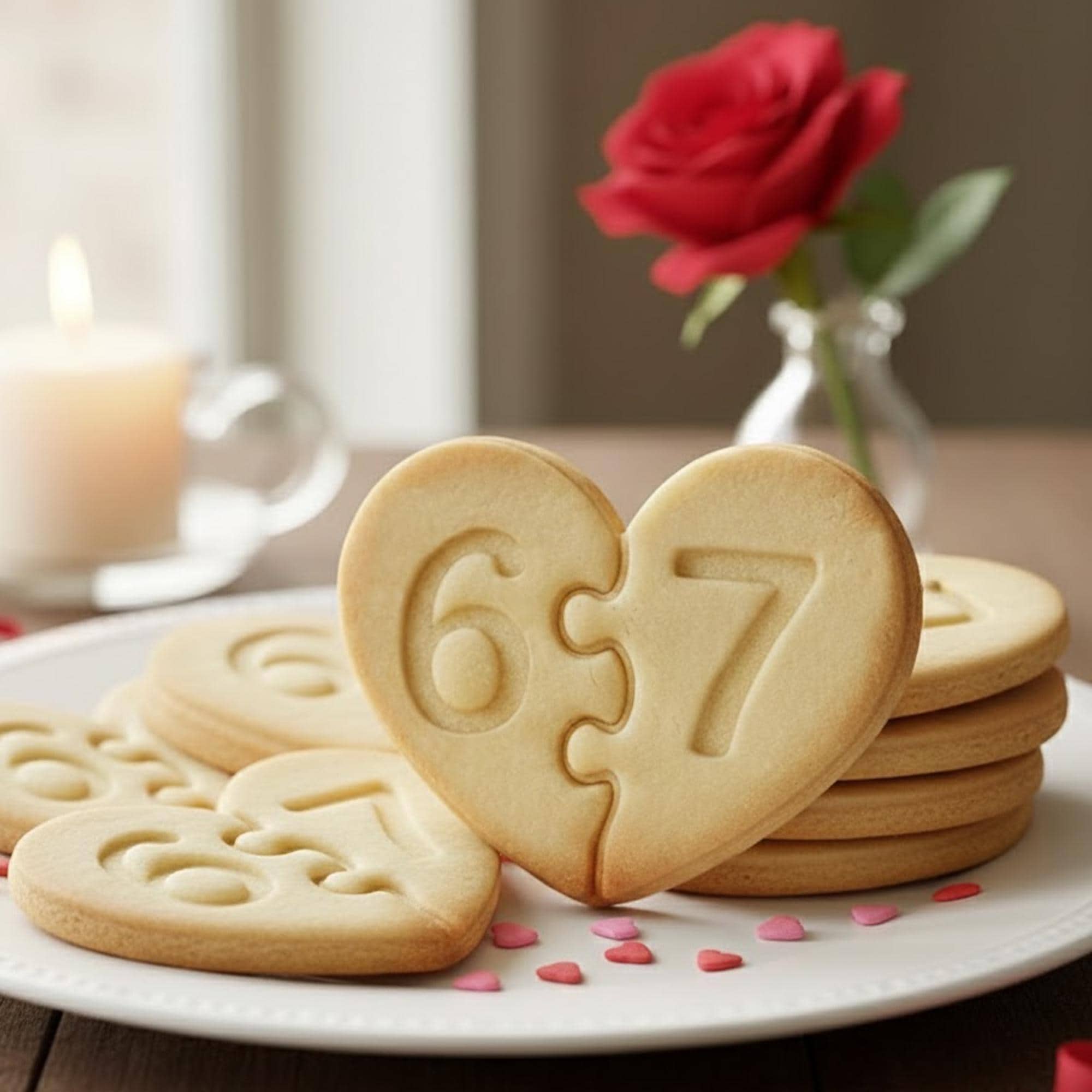 Heart 67 Valentine Cookie Cutter, Valentine Cookie Cutter, Love Cookie Stamp, Valentine’s Cookie Cutters, Mini Heart Cookie Cutter