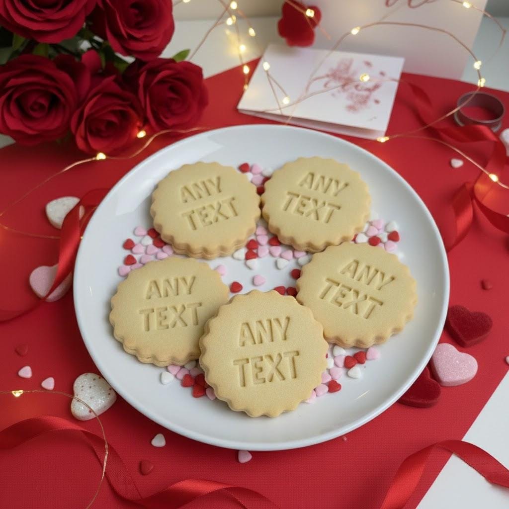 Custom Any Text Cookie Cutter & Stamp, Valentine Cookie Cutter, Custom Wedding, Personalization Cookie Stamp, Personalized Any Text Words