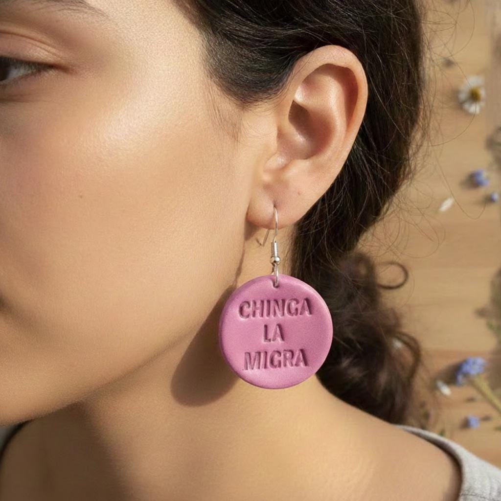 Chinga La Migra Polymer Clay Cutter, Be Good Cookie Cutter, Ice Out Cutter, Ice Out Pin, Gift For Protest, Stamp Cutter, Human Rights
