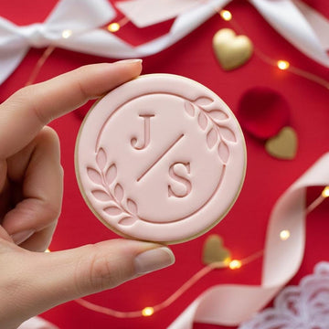 Custom Wedding Cookie, Personalized Fondant Stamp, Couple Cookie Cutter & Stamp, Clay Stamp, Valentine Cookie Stamp, Wedding Gifts