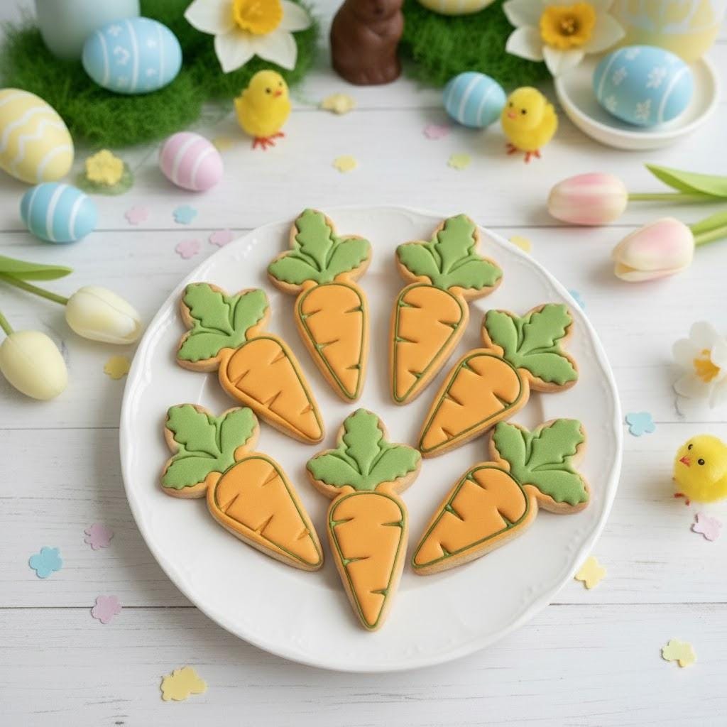 Carrots Easter Day Cookie Cutter Stamp, Personalized Easter, Easter Day Gifts, Bunny Cutter, Easter Baking, Easter Bunny with Carrot