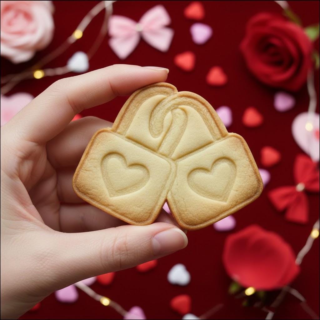 Heart Key Valentine Cookie Cutter, Love Cookie, Valentine Baking, Gift For Valentine, Love Letter Cookie Cutter, Valentine Cutter and Stamp