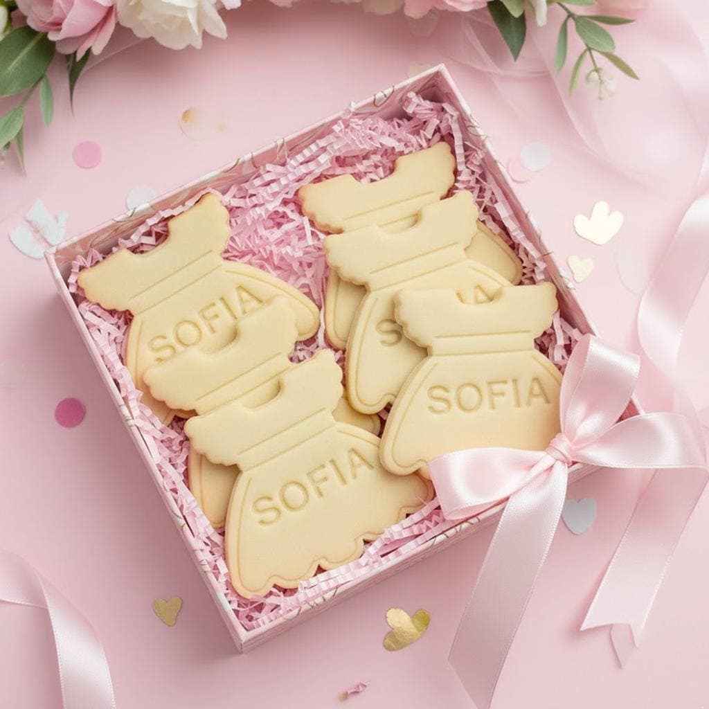 Personalization Baby Girl Dress Cookie Cutter, Baby Dress Cookie, Custom Cookie Cutter Stamp Set, Baby Gift, Craft Cutters
