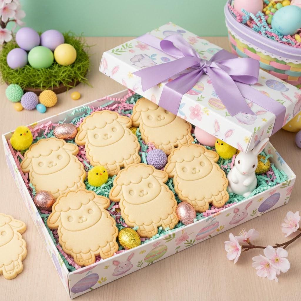 Sheep Easter Cookie Cutter Stamp, Personalized Cookie, Easter Day Gifts, Easter Baking, Sheep Clay Cutter, Easter Gifts
