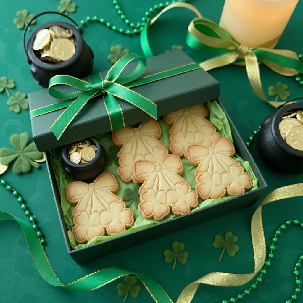 Cherry Clover Patrick's Day Cookie Cutter, Lucky Cookie Cutter, Shamrock Stamp, Lucky Patrick’s Day, Patrick’s Gifts, Fondant Cutter