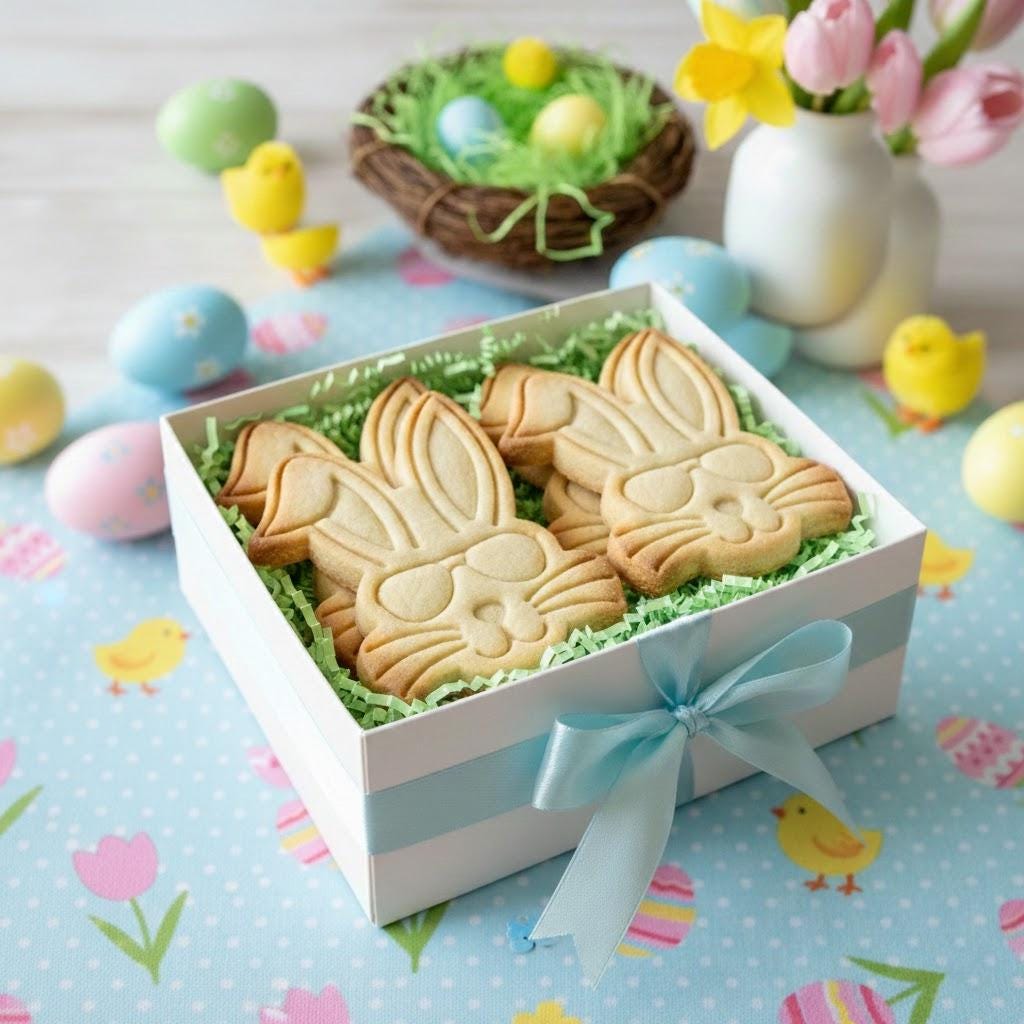Easter Bunny Cookie Cutter Stamp, Bunny Cutter, Easter Baking, Rabbit Easter Cookie, Rabbit Clay Cutter, Easter Gifts