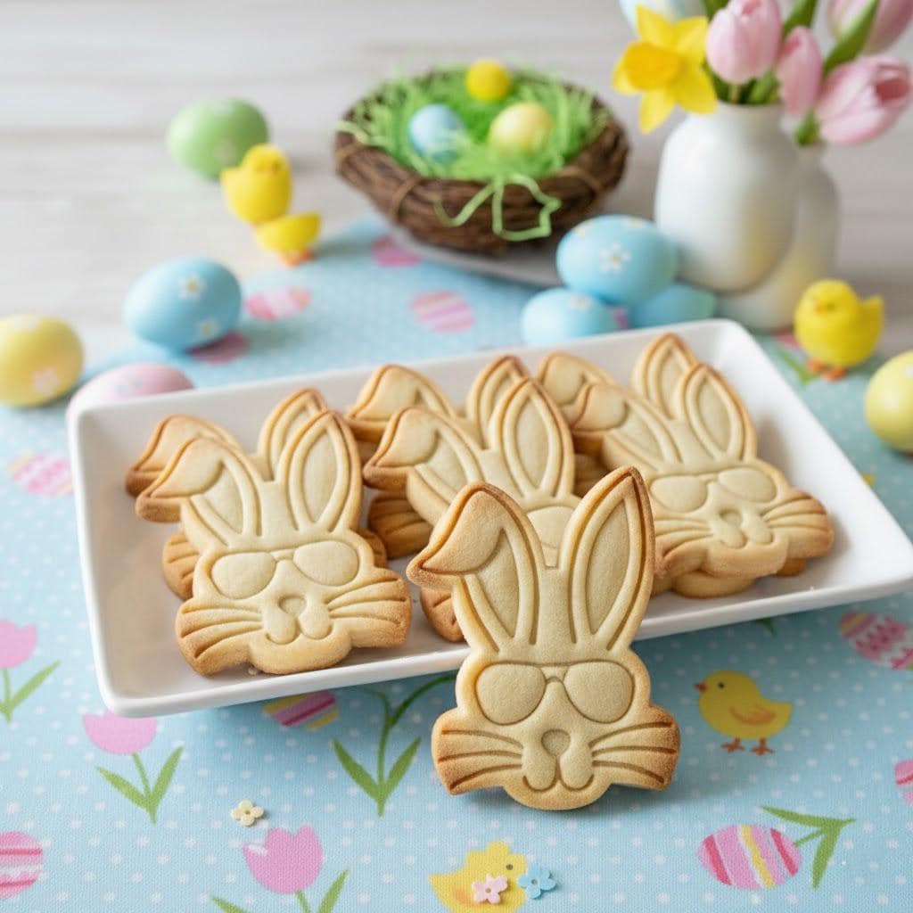 Easter Bunny Cookie Cutter Stamp, Bunny Cutter, Easter Baking, Rabbit Easter Cookie, Rabbit Clay Cutter, Easter Gifts