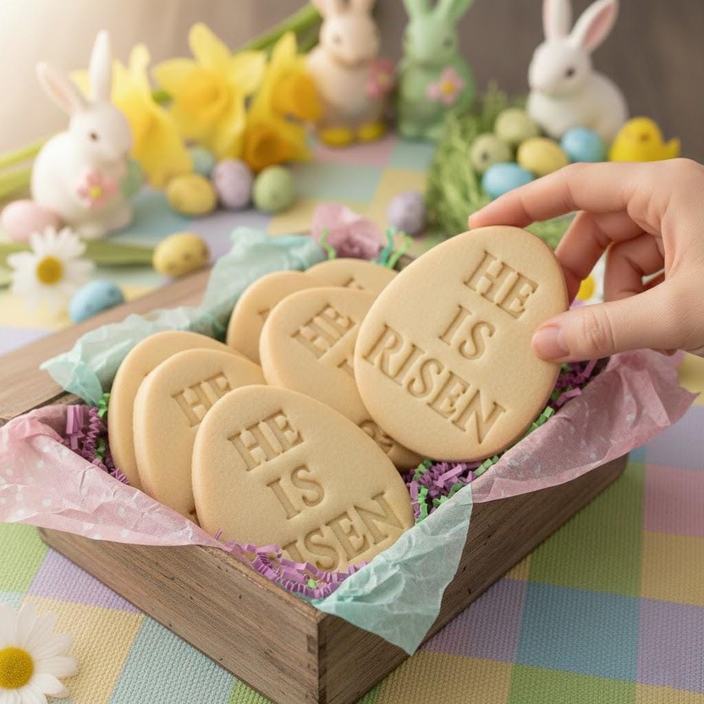 He is Risen Easter Cookie Cutter, Happy Easter Day Cookie Cutter Stamp, Personalized Easter Cookie, Easter Day Gifts, Easter Baking