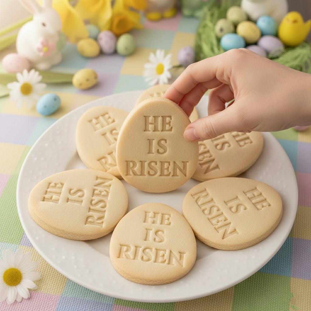 He is Risen Easter Cookie Cutter, Happy Easter Day Cookie Cutter Stamp, Personalized Easter Cookie, Easter Day Gifts, Easter Baking