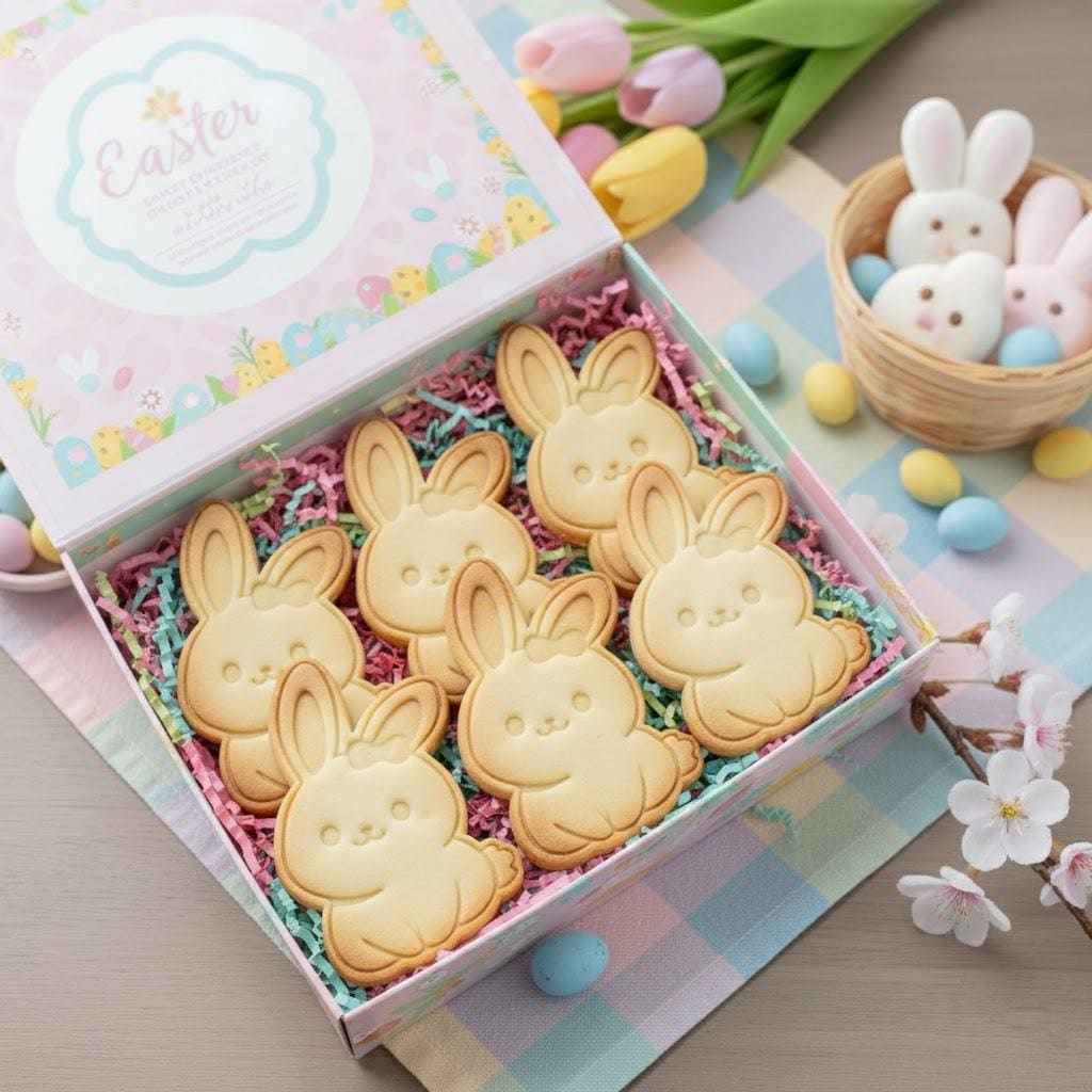 Cute Rabbit Easter Cookie Cutter Stamp, Egg Bunny Cutter, Easter Baking, Rabbit Easter, Bunny Clay Cutter, Easter Gifts, Fondant Cutter