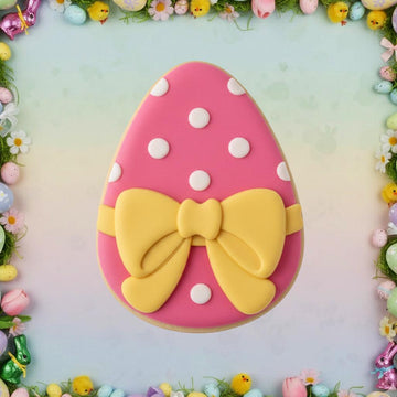 Easter Egg with Bow Cookie Cutter, Egg Bunny Cutter, Easter Baking, Easter Egg, Bunny Clay Cutter, Easter Gifts, Fondant Cutter