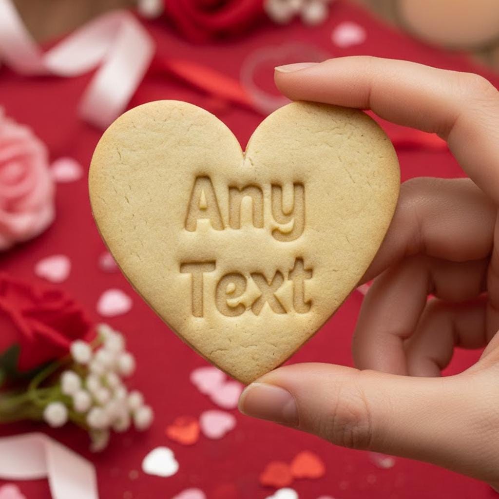 Personalized Any Text Words Cookie, Custom Text Cookie Cutter & Stamp, Clay Cutter, Custom Wedding, Personalization Cookie Stamp