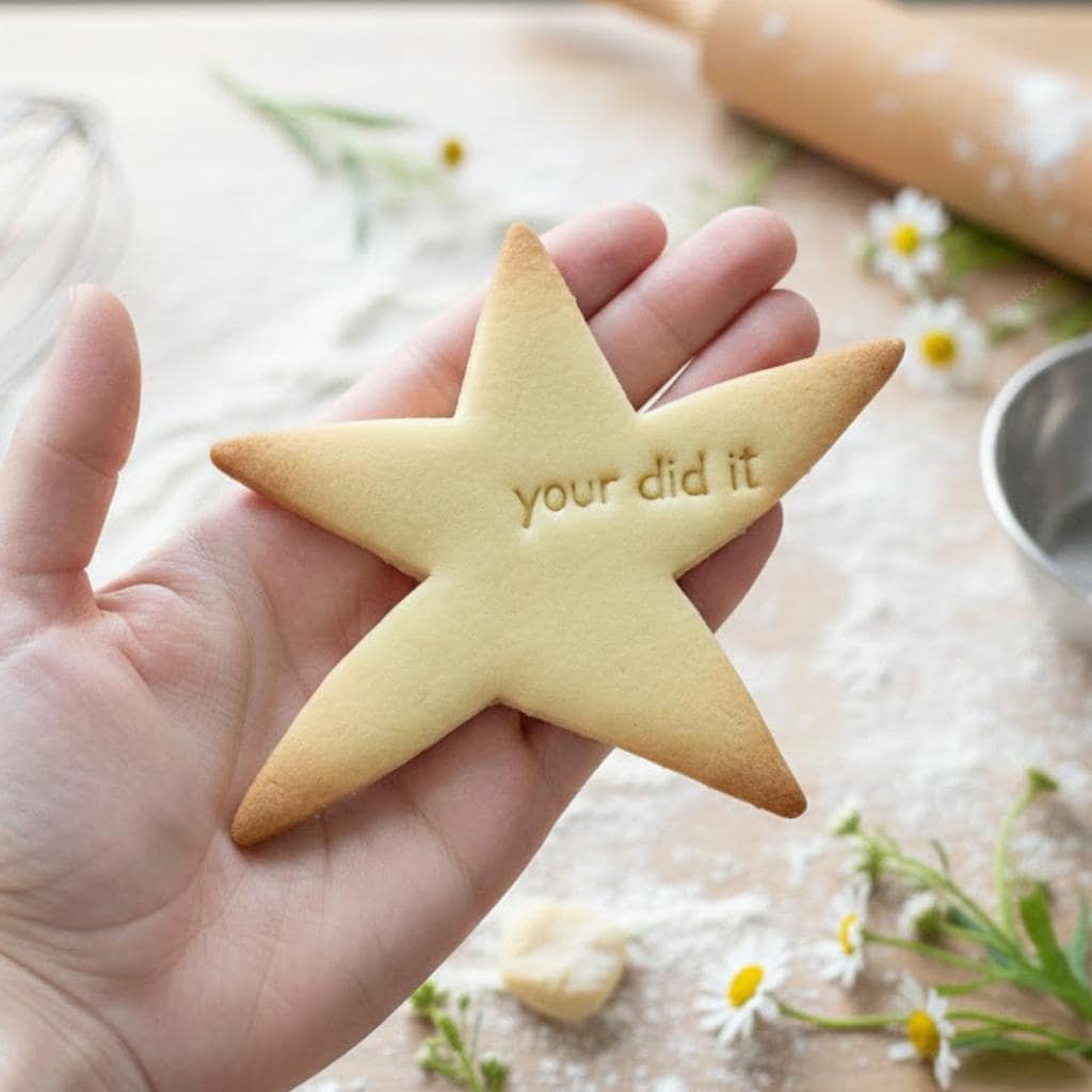 You Did It Funny Meme Cookie Cutter Stamp, Funny Trendy, Mental Health Humor, Best Friend Gift, Clay Cutter, Personalization Cookie Stamp