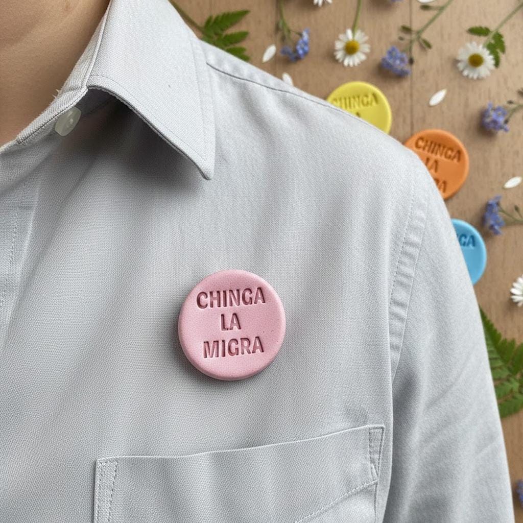 Chinga La Migra Polymer Clay Cutter, Be Good Cookie Cutter, Ice Out Cutter, Ice Out Pin, Gift For Protest, Stamp Cutter, Human Rights