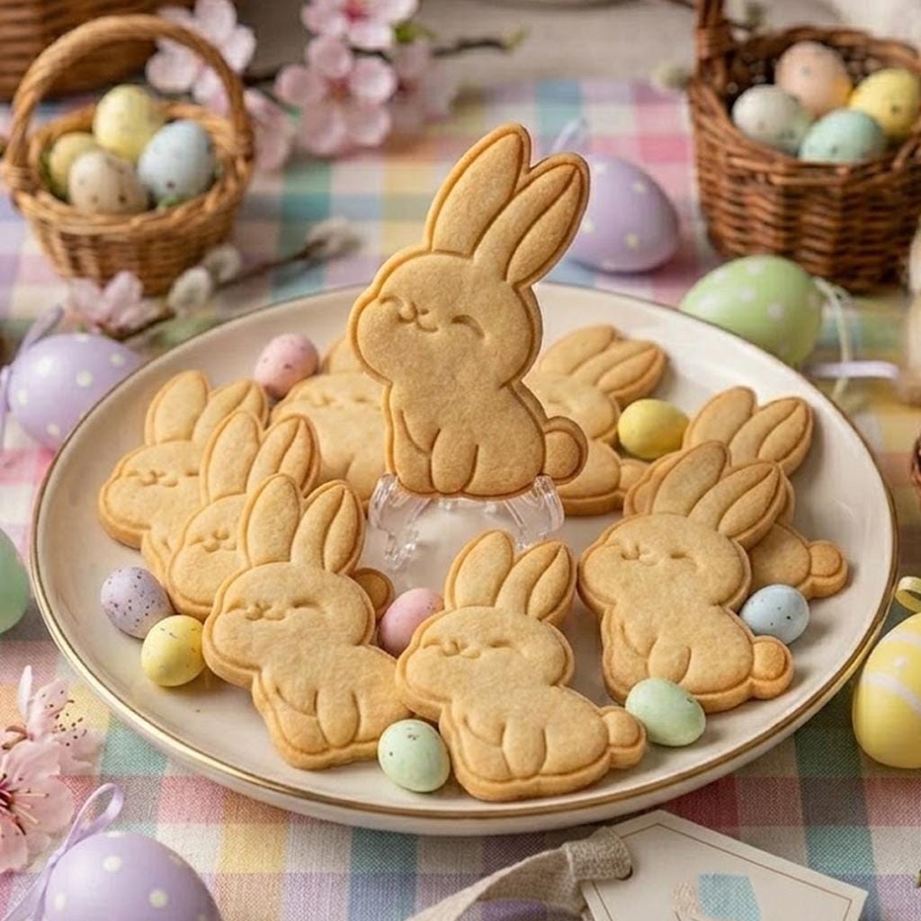 Cute Rabbit Easter Cutter Stamp, Easter Day Gifts, Bunny Cutter, Easter Baking, Bunny Easter Cookie, Rabbit Clay Cutter, Fondant Cutter