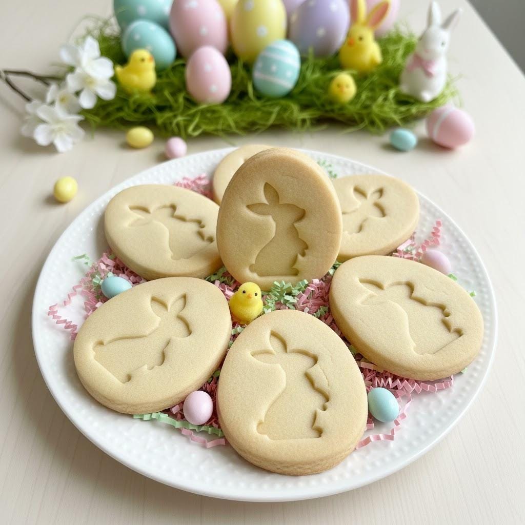 Eggs With Rabbit Easter Cookie Cutter Stamp, Personalized Cookie, Easter Day Gifts, Bunny Cutter,  Easter Baking, Bunny Clay Cutter