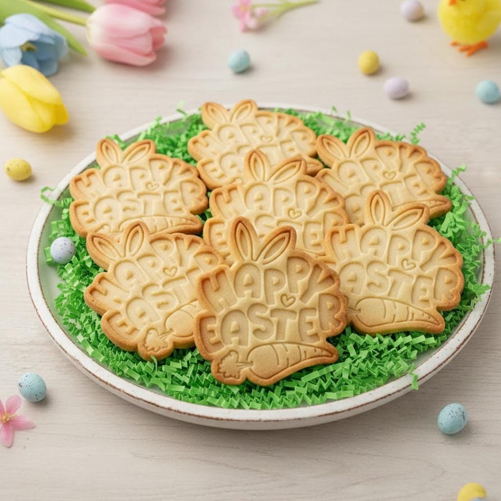Happy Easter Day Cookie Cutter Stamp, Personalized Easter Cookie, Easter Day Gifts, Bunny Cutter,  Easter Baking