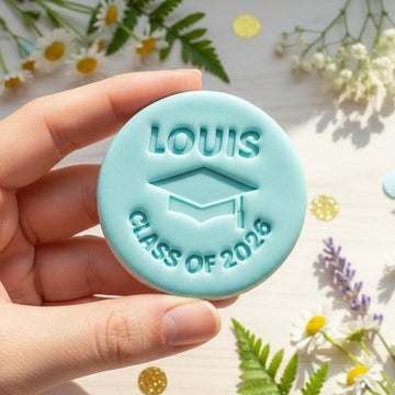 Custom Name Class Of Cookie Cutter Stamp, Personalized School Cookie, Back to School Cookie Cutter, School Celebration, Graduation Gift