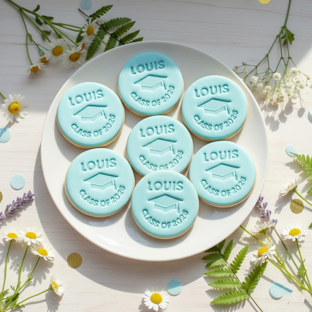 Custom Name Class Of Cookie Cutter Stamp, Personalized School Cookie, Back to School Cookie Cutter, School Celebration, Graduation Gift