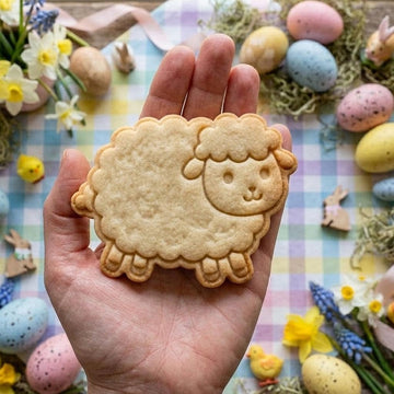 Easter Sheep Cookie Cutter Stamp, Bunny Cookie, Easter Day Gifts, Easter Baking, Sheep Clay Cutter, Easter Gifts, Fondant Cutter