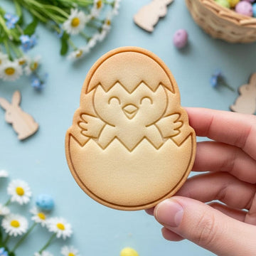 Cute Chicken Eggs Easter Cookie Cutter Stamp, Personalized Cookie, Easter Day Gifts, Easter Baking, Chicken Clay Cutter, Easter Gifts