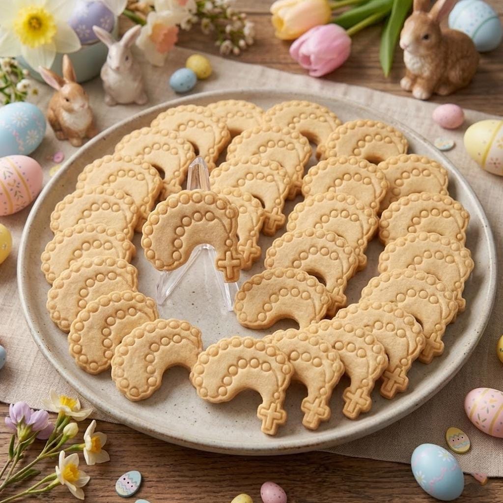 Rosary Christian Cookie Cutter Stamp, Easter Day Gifts, Bunny Cutter, Easter Baking, Rabbit Easter Cookie, Rabbit Clay Cutter, Rosary Cutter