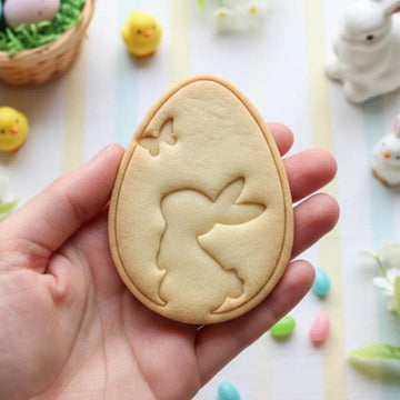 Eggs With Rabbit Butterfly Easter Cookie Cutter Stamp, Easter Day Gifts, Butterfly Cutter, Easter Baking, Bunny Clay Cutter, Fondant Cutter