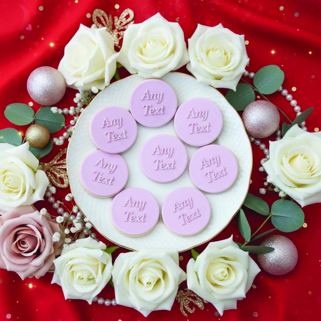 Custom Any Text Embosser Cookie, Wedding Cookie Cutter, Custom Wedding, Personalization Stamp, Personalized Embosser, Fondant Cutter