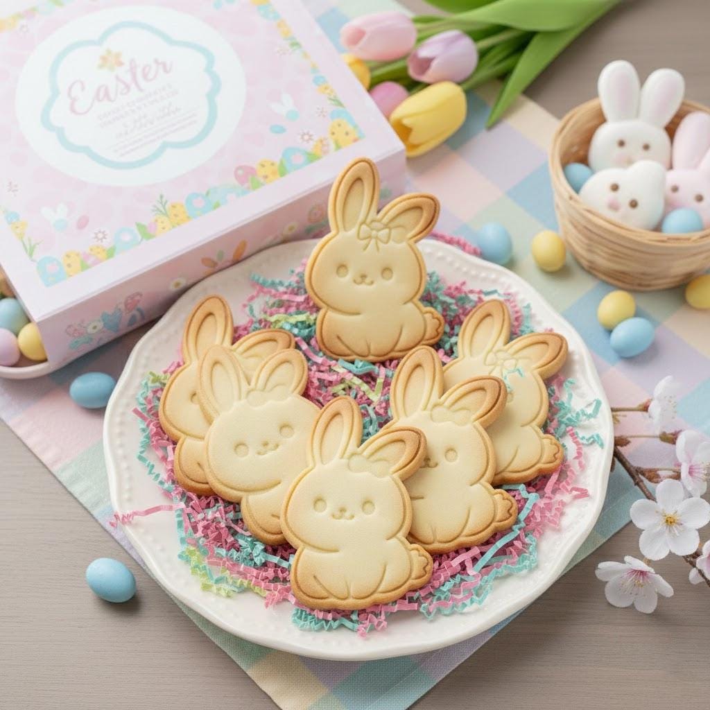 Cute Rabbit Easter Cookie Cutter Stamp, Egg Bunny Cutter, Easter Baking, Rabbit Easter, Bunny Clay Cutter, Easter Gifts, Fondant Cutter