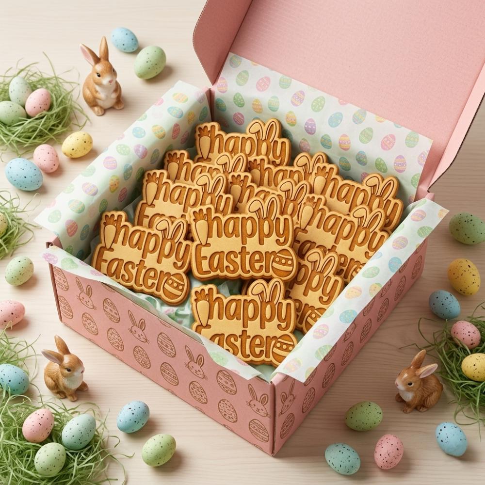 Happy Easter Cookie Cutter & Stamp, Easter Cookie Cutter, Easter Baking Gift, Bunny Easter Cookie Stamp, Spring Cookie Cutter