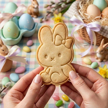 Cute Bunny Easter Cutter Stamp, Easter Day Gifts, Bunny Cutter, Easter Baking, Rabbit Easter Cookie, Rabbit Clay Cutter, Fondant Cutter