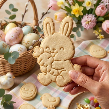 Bunny Easter Cute Cookie Cutter Stamp, Bunny Cutter, Easter Baking, Rabbit Easter Cookie, Rabbit Clay Cutter, Easter Gifts, Fondant Cutter