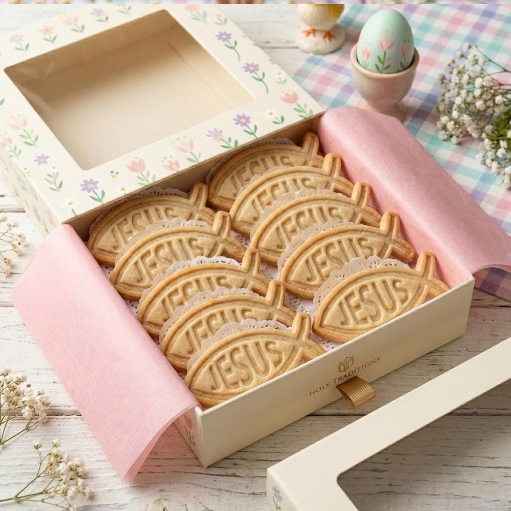 Jesus Fish Easter Cookie Cutter Stamp, Ichthys Cutter Stamp, Easter Day Gifts, Bunny Cutter, Easter Baking, Egg Clay Cutter, Fondant Cutter