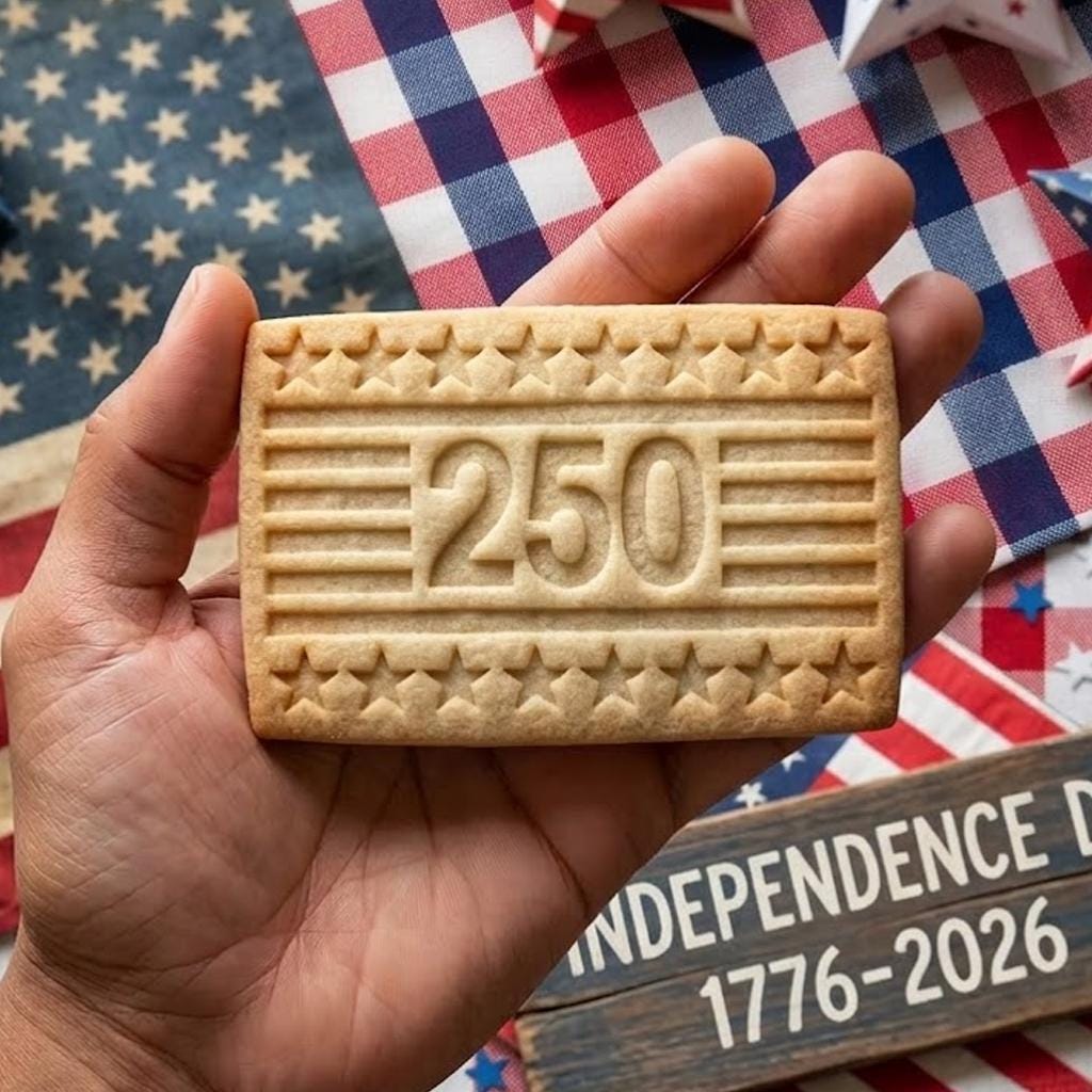 250 American Cutter Stamp, USA 250th Anniversary Cookie Stamp, Independence Day Gift, Patriotic Baking, Patriotic Cookie, Clay Cutter