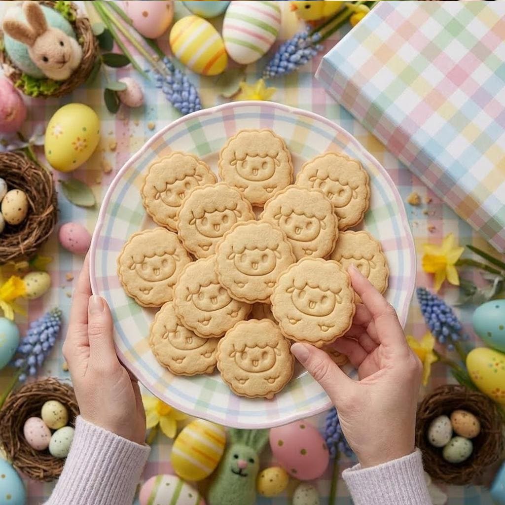 Cute Sheep Easter Cookie Cutter Stamp, Easter Day Gifts, Bunny Cutter, Easter Baking, Rabbit Easter Cookie, Clay Cutter, Sheep Stamp Cutter