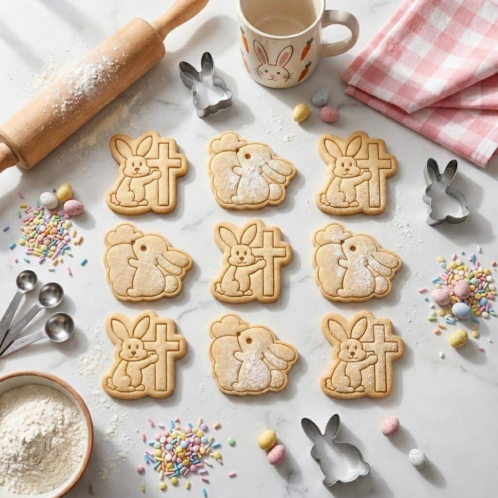 Cute Bunny Chick Cookie Cutter, Easter Bunny Chick Cookie Stamp, Spring Easter Cookie Cutter, Rabbit Chick Cookie Stamp