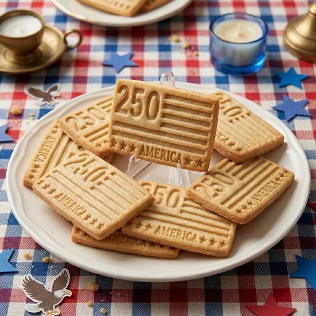 250 American Cutter Stamp, USA 250th Anniversary, Patriotic Baking, Patriotic Cookie, Clay Cutter, Gift For Independence, July 4th