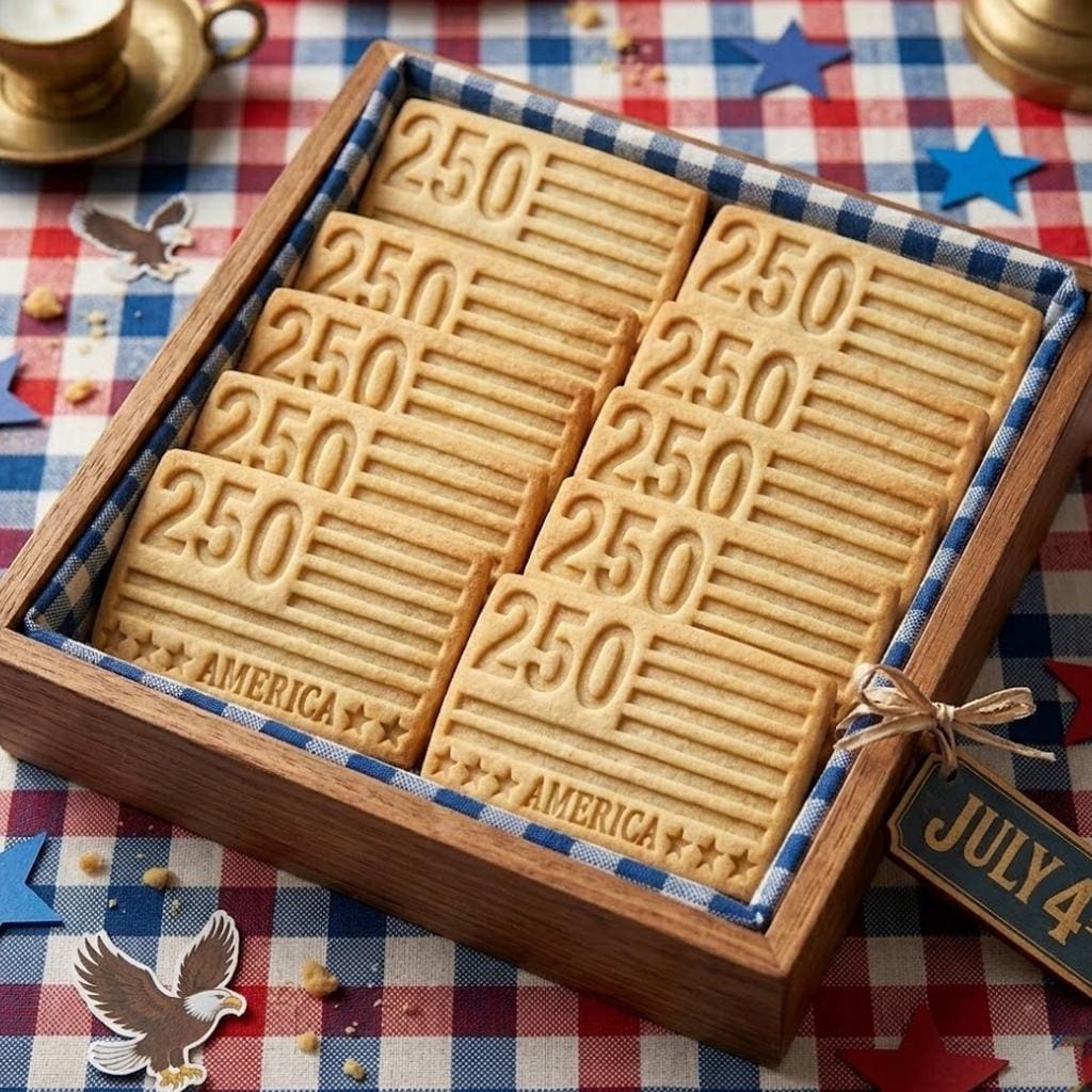 250 American Cutter Stamp, USA 250th Anniversary, Patriotic Baking, Patriotic Cookie, Clay Cutter, Gift For Independence, July 4th