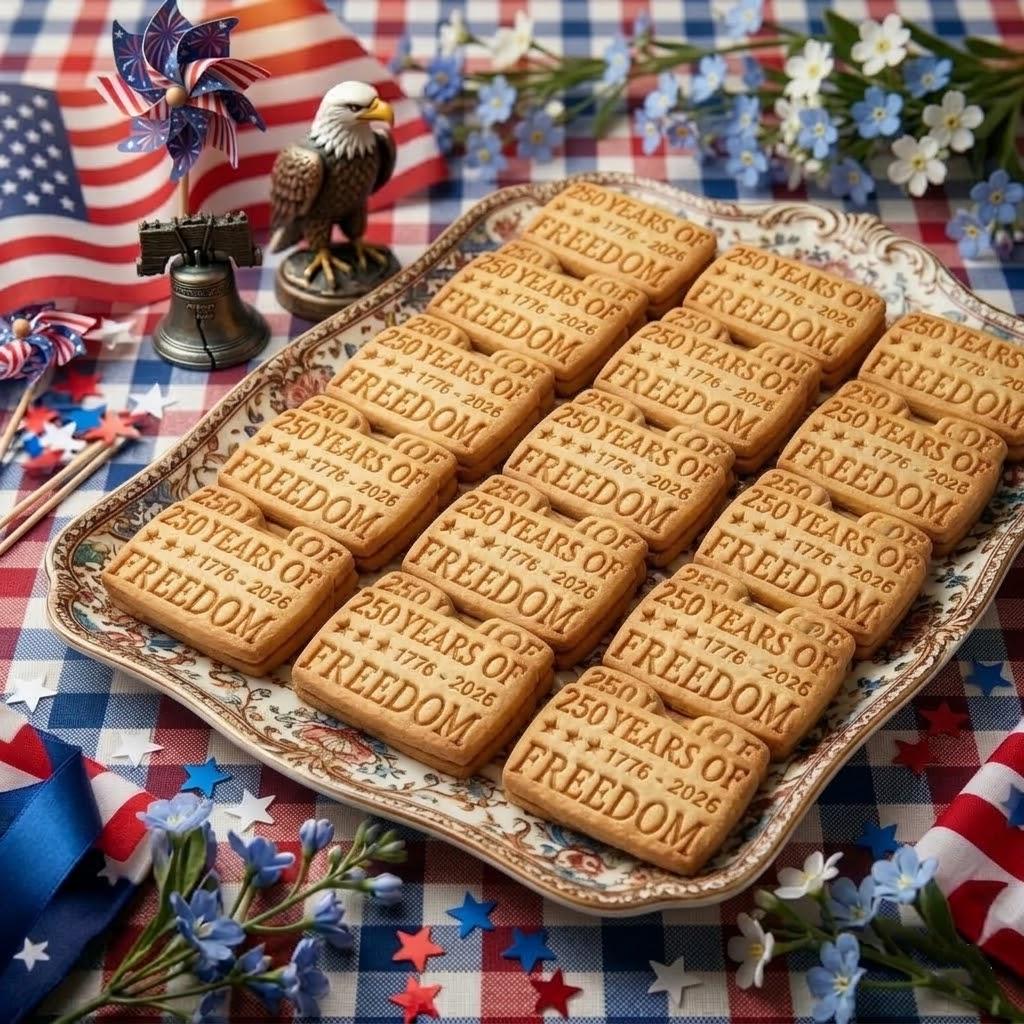 250 Years of Freedom, USA 250th Anniversary Cookie Stamp, American Flag Cutter, Independence Day Gift, Patriotic Baking, Patriotic Cookie