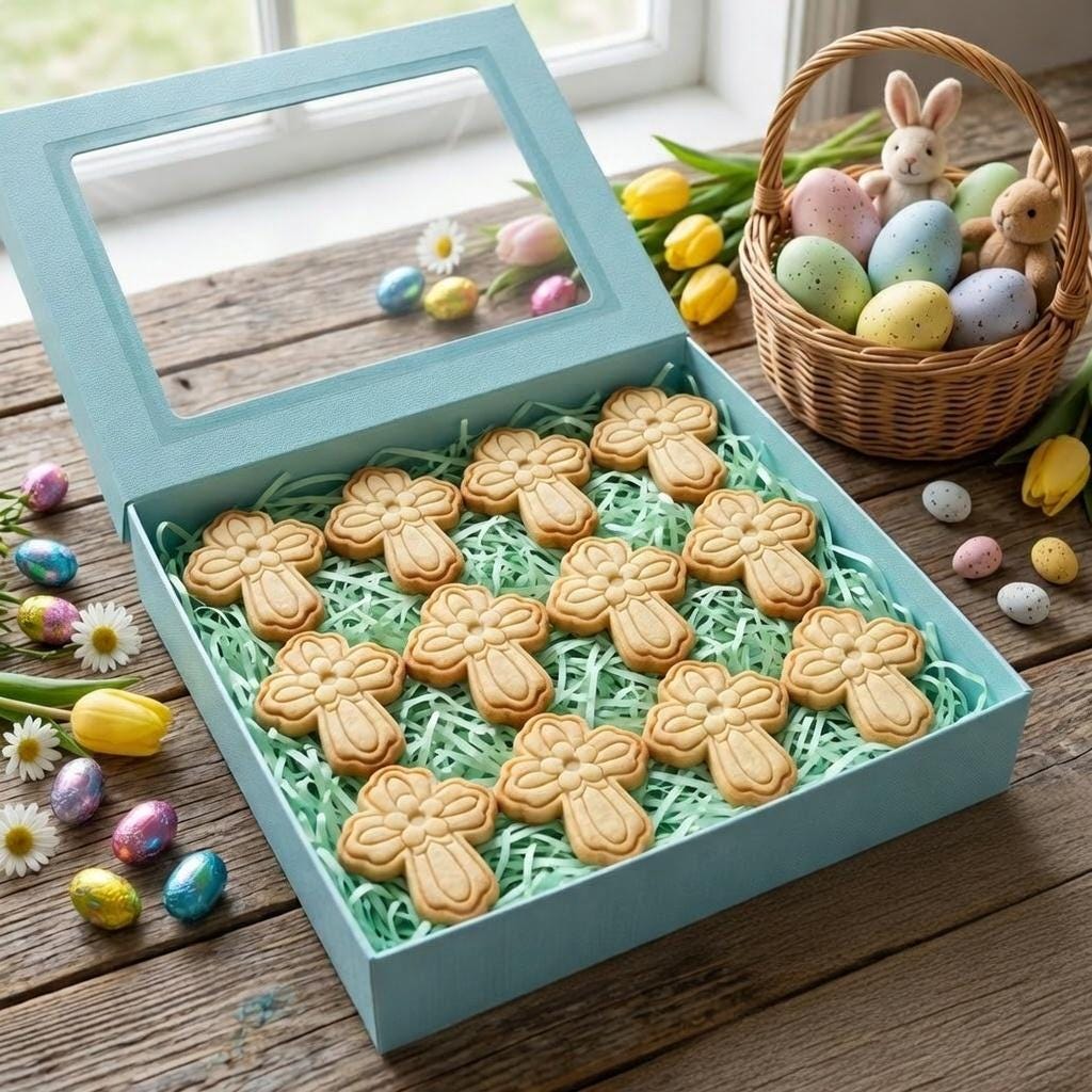 Floral Cross Cookie Cutter and Stamp, Easter Cross Cookie Cutter, Christian Flower Cross Cookie Stamp, Religious Easter Baking Tool