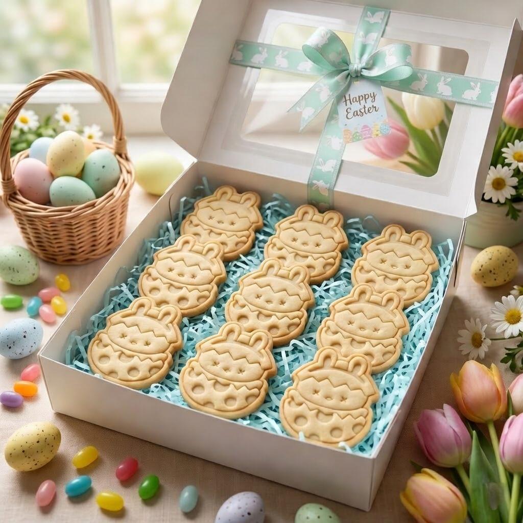 Easter Chick Bunny Cookie Cutter & Stamp, Cute Easter Chick Cookie Cutter, Bunny Hat Chick Cookie Stamp, Spring Easter Baking Tool