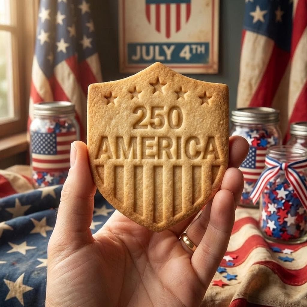 American 250 Years Cutter Stamp Set, USA 250th Anniversary Cookie Stamp, 4th of July Gift, Patriotic Baking, Patriotic Cookie, Clay Cutter