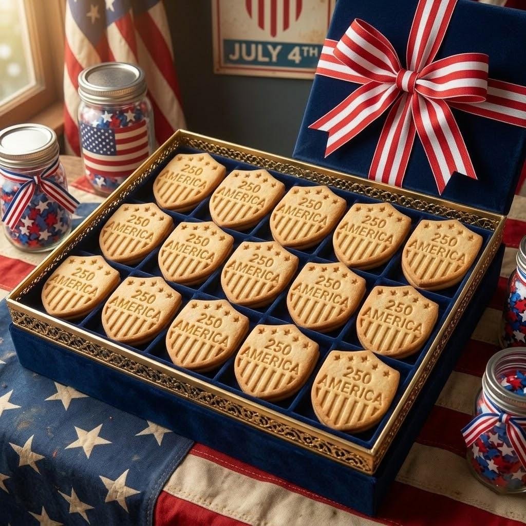American 250 Years Cutter Stamp Set, USA 250th Anniversary Cookie Stamp, 4th of July Gift, Patriotic Baking, Patriotic Cookie, Clay Cutter
