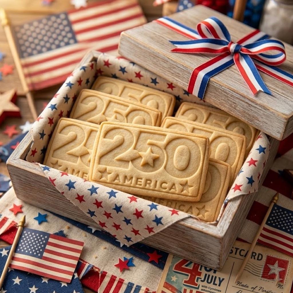 250 American Cookie Cutter Stamp, We The People USA Cookie Stamp, Independence Day Gift, Patriotic Baking, Clay Cutter, 4th Of July