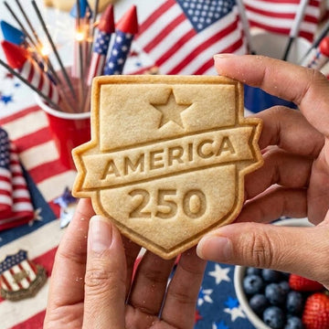 American 250 Cookie Cutter Stamp Set, We The People USA Cookie Stamp, Independence Day Gift, Patriotic Baking, Clay Cutter, 4th Of July